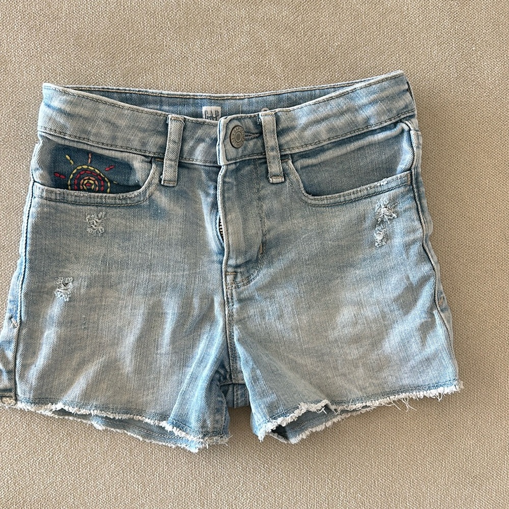 Gap Girls 8 shortie high rise shorts